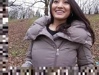 Public agent christina miller fucked by big cock in woods