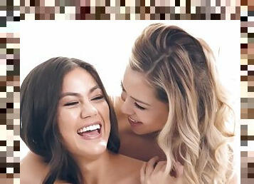 Lesbian sex cute latina with asian