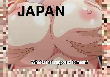 Japanese kinky cartoon with extra-hot busty whore