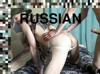 orgia, rosyjskie, amatorskie, anal, robienie-loda, hardcore, gej, w-domu, seks-grupowy, 3kąt