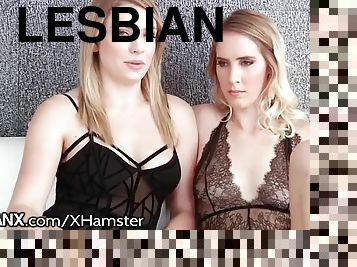 Lesbianx young blonde lesbian & a strap on? up my ass pls!