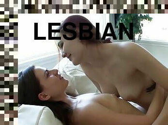 Lustful teens lesbian jaw-dropping porn scene