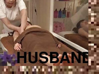 asiatisk, japansk, massage, man