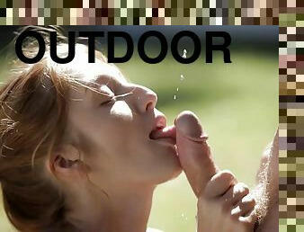 Red Fox amazing teen sex outdoor