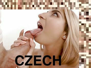 muschi, hautenge, babe, blasen, junge, schwer, blondine, czech