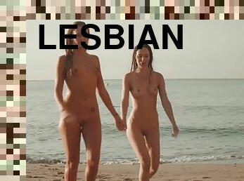 ציצי-גדול, כלבלב, בחוץ, כוס-pussy, חתיכות, לסבית-lesbian, החוף, מטורף, לעשות-עם-האצבע, נשיקות