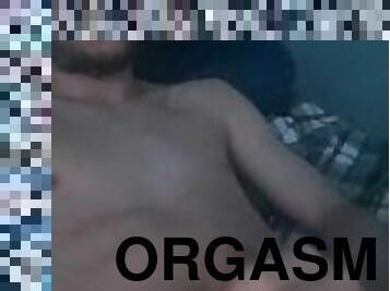 enorme, masturbación, orgasmo, delgada, amateur, pajeándose, a-solas, polla