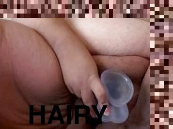 SSBBW Fucks Pussy with Huge Dildo