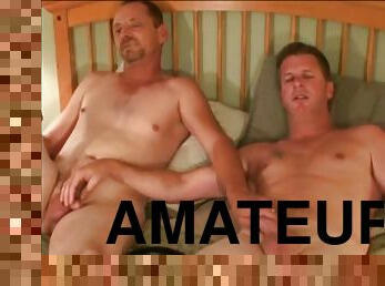 vieux, amateur, fellation, ejaculation-sur-le-corps, gay, drôle, marié, plus-agée