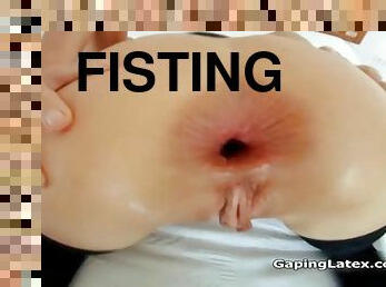 fisting, leke, engel, latex, nederlandsk