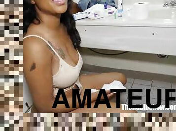 bouteille, amateur, ébène, pornstar, black, réalité