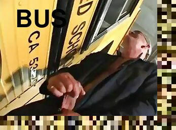 Teen fucks bus driver