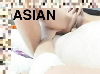 asiatisk, store-pupper, pussy, amatør, milf, mamma, babysitter, stram, riding, mor