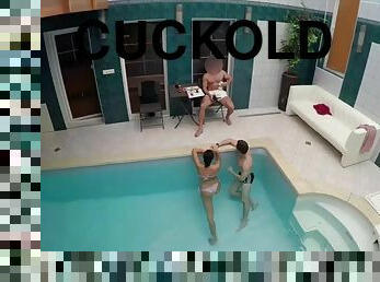 amatör, avsugning, tonåring, pov, flickvän, ung18, pool, tjeckisk, bedragen, gömd