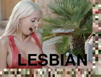 Cute teen girls go lesbian - hot sex clip