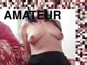 masturbation, amatör, milf, hemmagjord, mamma, par