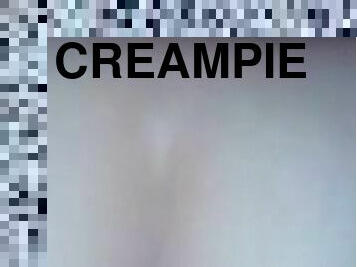 Creampied pussy fucking (Cum shown on cock)