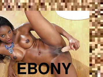 Naughty Ebony Spinner Hot Erotic Solo
