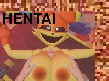 lesben, mamma, küssen, hentai, 3d, beine