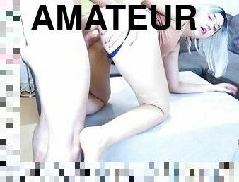 doggy-style, amatör, anal, tonåring, hardcore, hemmagjord, par, blond