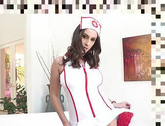 Hello, Nurse!! Ashley Adams Cures Her Horniness