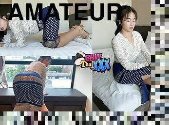 Sex- Hotel staff Wearing long silk sarong skirt ???????????? ?? (Full & Uncen in Fansly @BbwThaixxx