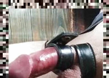 Outdoor BDSM Torture cock head