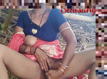 Indian Hot Desi Bangali Bhabhi Fingerings Sex In Outside