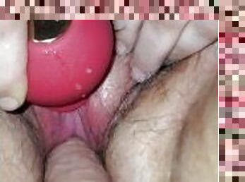 masturbation, amateur, mature, jouet, joufflue, point-de-vue, pénétrante