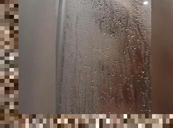 taking a nice Irish shower alone