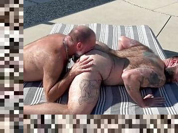 papa, poilue, énorme, en-plein-air, amateur, anal, mature, gay, bout-a-bout, pappounet