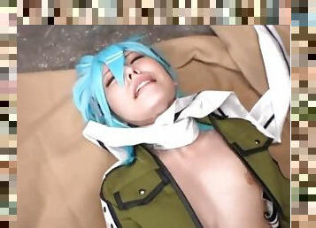 Sword art online-sinon-cosplay sex