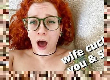 cucked: wife humiliates you while cumming on big futa cock - full video on Veggiebabyy Manyvids