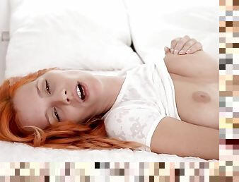 Redhead nice teen Ariel hot solo