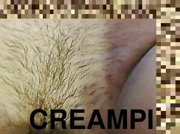 haarig, orgamus, pissen, muschi, dilettant, selbst-gefertigt, creampie, ficken