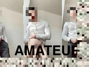 masturbation, amatör, gigantisk-kuk, avrunkning, samling, college, ensam, kuk