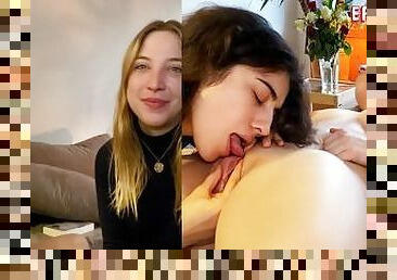 klitta, fitta-pussy, amatör, lesbisk, tysk, massage, pov, kyssar, blond, brunett