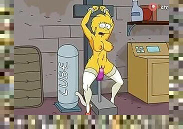 Lisa Simpson Dildo Machine  4K