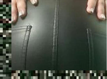 Leather Pant Ass Worship