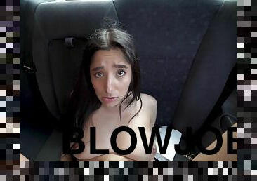 Wild Nicol sucks fat cock and gets fucked in the taxi
