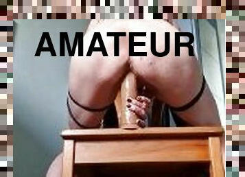 masturbation, amatör, brudar, milf, leksak, europeisk, euro, underkläder, ritt, dildo