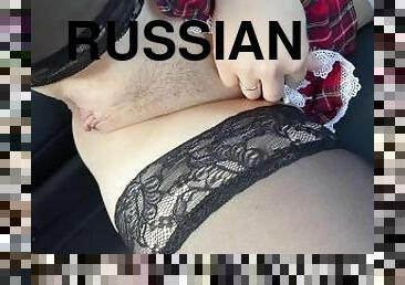 gros-nichons, poilue, public, chatte-pussy, russe, amateur, fellation, maison, voiture, ejaculation