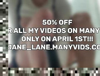 HUGE FOOLS DAY SALE ON MY MANY VIDS! 50% OFF FOR ALL VIDEOS!!