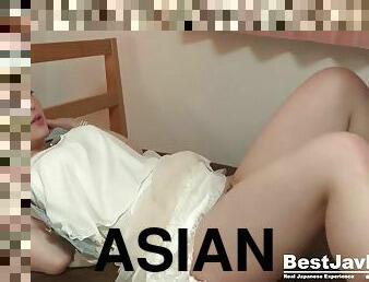 Sultry Asian stunner oral job gigs intertwined with wet sexuality - the most super-hot JAV ever!
