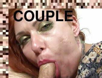 levrette, fisting, chatte-pussy, fellation, milf, maman, couple, rousse, jupe-en-l’air, bas