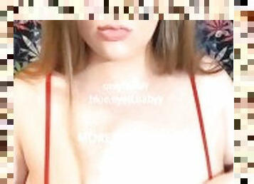 HORNY BLONDE MILF PLAYS WITH TITTIES-MORE ON ONLYFANS/blue.eyed.babyy