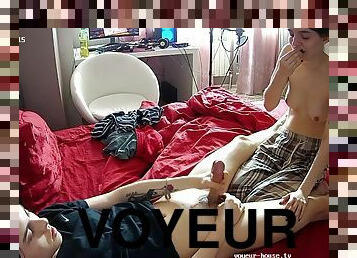 amateur, ejaculation-sur-le-corps, cam, voyeur