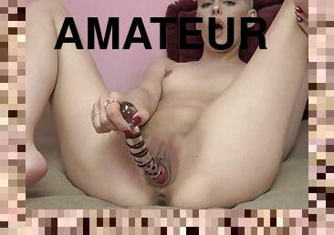 mastubasi, vagina-pussy, amatir, mainan, buatan-rumah, pelacur-slut, berambut-pirang, bersetubuh, ketat, alat-mainan-seks