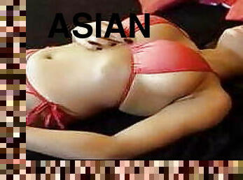 asiático, maduro, interracial, gangbang, indio, doble, látex, bikini, penetración