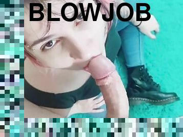 blowjob-seks-dengan-mengisap-penis, cumshot-keluarnya-sperma, deepthroat-penis-masuk-ke-tenggorokan, kotor, pacar-perempuan, sperma, fetish-benda-yang-dapat-meningkatkan-gairah-sex, sepatu-bot